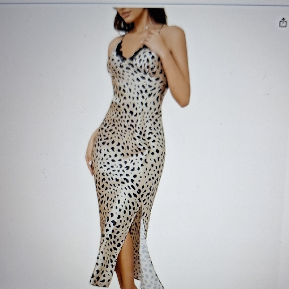 Leopard Print Nightgown New